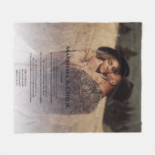liefde Foto Song lyrics Fleece Blanket (Voorkant (Horizontaal))