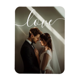 'Liefde' Foto van aangepast koppel Magneet