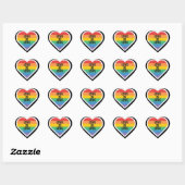 Liefde | Gay Pride Hart Sticker (Vel)
