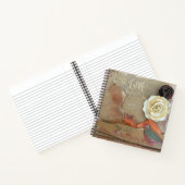 Liefde geeft hoop op gemengde media kunst notitieboek (Binnen)