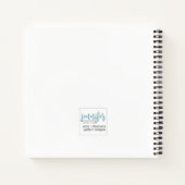 Liefde geeft hoop op gemengde media kunst notitieboek (Achterkant)