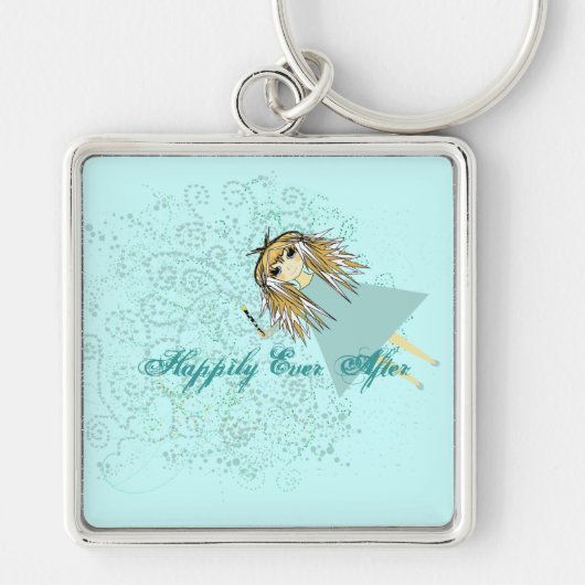 Liefde geeft ons een feiale weddenschap sleutelhanger (Voorkant)