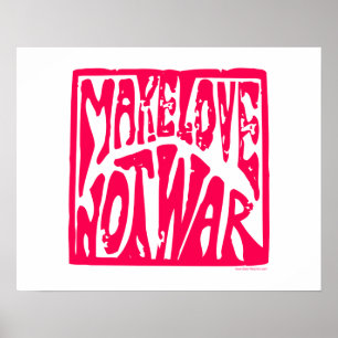 Liefde, geen oorlog poster