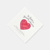 liefde gegroeid robijn post huwelijksfeest 1e verj servet (Hoek)