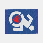 Liefde Gehandicapt Fleece Deken (Voorkant (Horizontaal))