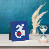 Liefde gehandicapt fotoplaat (Insitu)