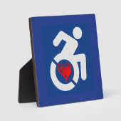 Liefde gehandicapt fotoplaat (Voorkant)