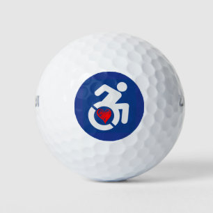 Liefde gehandicapt golfballen