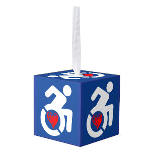 Liefde Gehandicapt Kubus Ornament