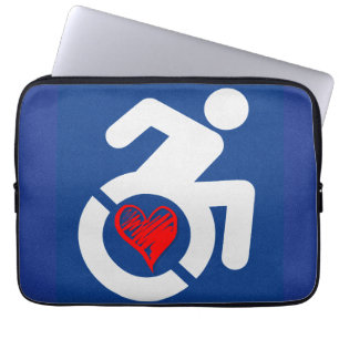 Liefde Gehandicapt Laptop Sleeve