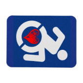 Liefde gehandicapt magneet (Horizontaal)