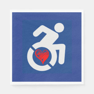 Liefde gehandicapt servet