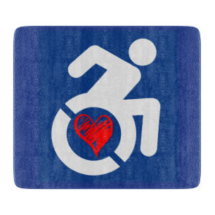 Liefde gehandicapt snijplank