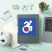 Liefde gehandicapt sticker (iPad Cover)