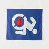 Liefde gehandicapt wandkleed (Voorkant (horizontaal))