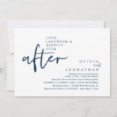 Liefde, gelach en nog lang en gelukkig na de recep kaart (Voorkant)