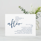 Liefde, gelach en nog lang en gelukkig na de recep kaart (Staand voorkant)