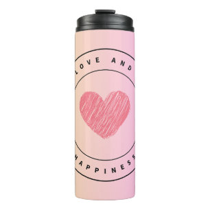 Liefde & Geluk Waterfles Thermosbeker