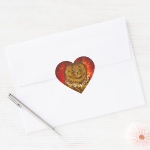 LIEFDE GEMBERKATten Hart Sticker