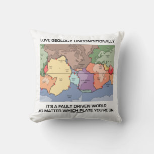 Liefde Geologie onvoorwaardelijk door fouten gedre Kussen
