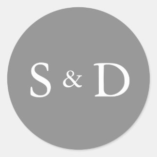 Liefde gestikte envelop afdichting ronde sticker