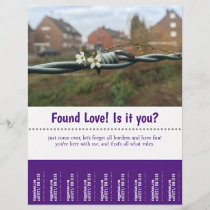 Liefde gevonden Tear Off  Flyer