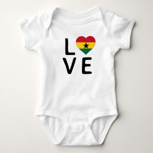Liefde - Ghana Flag Romper