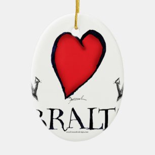 liefde gibraltar keramisch ornament