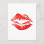Liefde, Glades, Kisses, Lips Briefkaart (Voorkant)