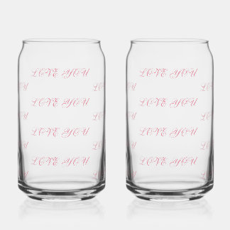 Liefde Glazen Kop | Romantisch Drinkglas