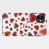 Liefde, glitterige harten 2 Case-Mate iPhone case (Achterkant (horizontaal))