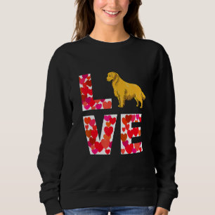 Liefde Golden Retriever hond voor de meester en de Trui