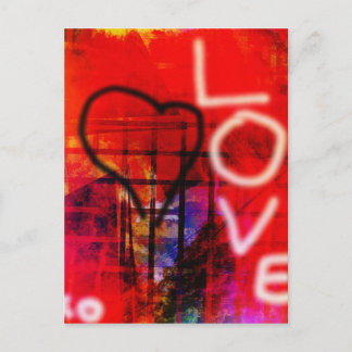 Liefde Graffiti Briefkaart