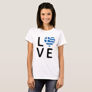 Liefde - Griekse vlag T-shirt