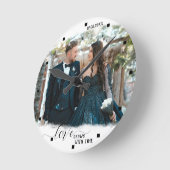 Liefde groeit met de tijd Foto Huwelijks klok (Hoek)