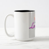 Liefde groeit tweekleurige koffiemok (Links)