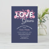 Liefde groeit Vrijgezellenfeest Kaart (Staand voorkant)