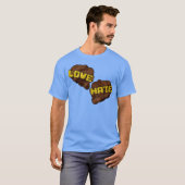 Liefde haat grappig t-shirt (Voorkant volledig)