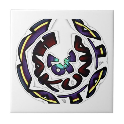 Liefde Hakuna Matata Art Print Tegeltje (Voorkant)