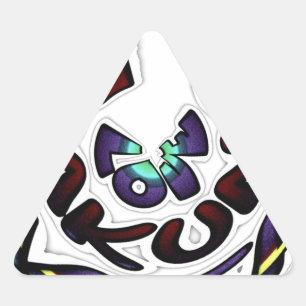 Liefde Hakuna Matata mooie cadeautjes Driehoek Sticker