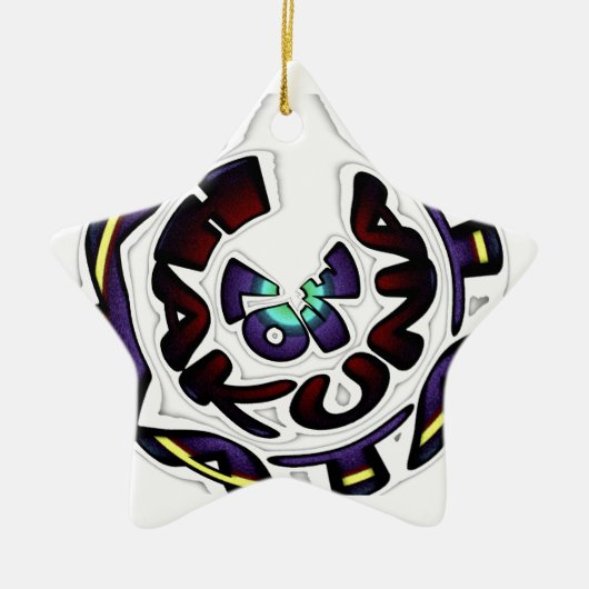 Liefde Hakuna Matata mooie cadeautjes Keramisch Ornament (Voorkant)