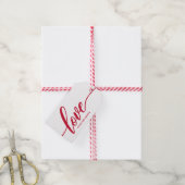 Liefde Hand Lettered Cadeaulabel (Met Touw)