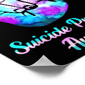 Liefde hand Sign Suicide Prevention Awareness Week Poster (Hoek)