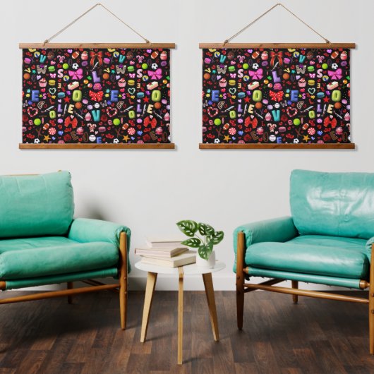 Liefde Hangend Wandkleed (Woonkamer)
