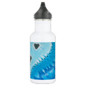 Liefde Happy Hearts Face Tie Dye Waterfles (Rechts)