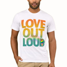 Liefde hardop Retro Pride typografie ontwerp