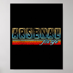 Liefde Hart Arsenal Nge Vintage Arsenal - Arsenal Poster