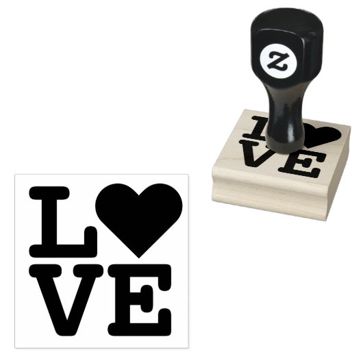 Liefde Hart Bruiloft Valentijnsdag DIY Kunst Ambac Rubberstempel (Gestempeld)