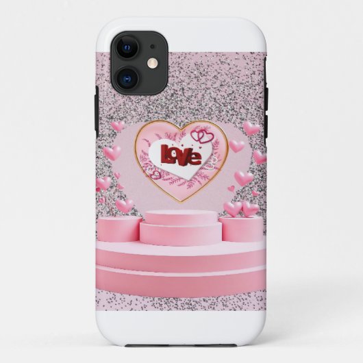 Liefde hart Case-Mate iPhone case (Achterkant)