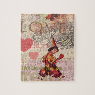 Liefde Hart Geliefde Valentijn Cherubijn Legpuzzel